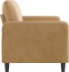 vidaXL Sofa 2-osobowa, brązowa, 140 cm, tapicerowana aksamitem 4