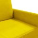 Triton Sofa 2-osobowa, żółta, 120 cm, tapicerowana aksamitem 6