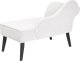 Beliani Szezlong lewostronny biały BIARRITZ 4