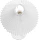 Lampa stołowa Beliani Lampa stołowa metalowa biała ALWERO 3