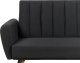 Beliani Sofa rozkładana czarna VIMMERBY 6