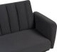 Beliani Sofa rozkładana czarna VIMMERBY 7