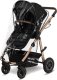 Wózek Lionelo Universalus vežimėlis Lionelo Amber 2 in 1, Black Onyx 15