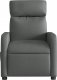 vidaXL vidaXL Rozkładany fotel masujący, elektryczny, ciemnoszary, tkanina 9