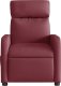 vidaXL vidaXL Rozkładany fotel masujący, elektryczny, winna czerwień, tkanina 9
