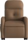 vidaXL vidaXL Podnoszony fotel masujący, rozkładany, brązowy, obity tkaniną 8