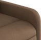 vidaXL vidaXL Podnoszony fotel masujący, rozkładany, brązowy, obity tkaniną 10