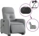 vidaXL vidaXL Podnoszony fotel masujący, elektryczny, rozkładany, jasnoszary 4