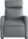 vidaXL Rozkładany fotel masujący, elektryczny, szary, sztuczna skóra 9