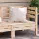 vidaXL vidaXL Ogrodowa sofa narożna, lite drewno sosnowe 1