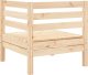 vidaXL vidaXL Ogrodowa sofa narożna, lite drewno sosnowe 4