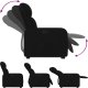 vidaXL vidaXL Podnoszony fotel rozkładany, czarny, obity tkaniną 6