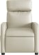 vidaXL Rozkładany fotel masujący, elektryczny, kremowy, sztuczna skóra 9