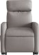 vidaXL vidaXL Podnoszony fotel masujący, rozkładany, kolor taupe, tkanina 9