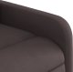 vidaXL vidaXL Podnoszony fotel masujący, rozkładany, ciemnobrązowy, tkanina 10