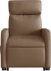 vidaXL vidaXL Podnoszony fotel masujący, rozkładany, brązowy, obity tkaniną 9