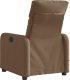vidaXL Rozkładany fotel masujący, elektryczny, brązowy, tkanina 5