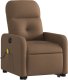 vidaXL Podnoszony fotel masujący, elektryczny, rozkładany, brązowy 3