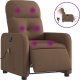 Triton Rozkładany fotel masujący, elektryczny, brązowy, tkanina 2