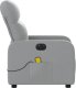 Triton Rozkładany fotel masujący, elektryczny, jasnoszary, tkanina 9