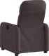 vidaXL Fotel rozkładany, ciemnobrązowy, obity tkaniną 3
