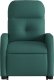 vidaXL Podnoszony fotel rozkładany, ciemnozielony, obity tkaniną 8