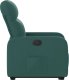 vidaXL Podnoszony fotel rozkładany, ciemnozielony, obity tkaniną 9