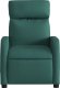 vidaXL Rozkładany fotel masujący, ciemnozielony, obity tkaniną 7