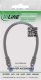 InLine InLine® Patch cable armoured, U/FTP, Cat.6A, black, 0.5m 1