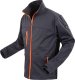 Kurtka męska PROCERA Softshell K - Kurtka sezonowa z polarową podszewką przepuszczająca powietrze - szary L 6