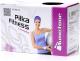 Meteor Piłka fitness 75CM Z POMPKĄ CZARNA żółte logo (31134) 4