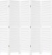 vidaXL Parawan pokojowy, 5-panelowy, biały, lite drewno paulowni 4