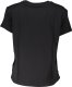 Patrizia Pepe T-SHIRT DAMSKI Z KRÓTKIM RĘKAWEM PATRIZIA PEPE CZARNY L 1