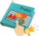 Canpol BOCIOLAND Miękka szeleszcząco - piszcząca książeczka FRUITS  5904501650946 5