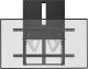 Equip Uchwyt ścienny 60"-100"/1TFT 60-90kg 1Gelenk Up-Down sw 6