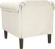 vidaXL Fotel, kremowy, tapicerowany aksamitem 6