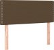 vidaXL Łóżko kontynentalne z materacem, ciemnobrązowe, 120x190 cm 7
