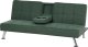 Beliani Sofa rozkładana zielona ROXEN 6