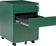 Beliani Szafka biurowa metalowa zielona CAMI 3