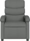 vidaXL Fotel rozkładany, ciemnoszary, tapicerowany tkaniną 3