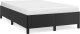 vidaXL vidaXL Rama łóżka, czarna, 120x190 cm, sztuczna skóra 1