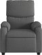 vidaXL Rozkładany fotel masujący, elektryczny, ciemnoszary, tkanina 8