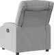 vidaXL Elektryczny fotel rozkładany, jasnoszary, obity tkaniną 4