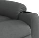 vidaXL Rozkładany fotel masujący, elektryczny, ciemnoszary, tkanina 10