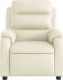 vidaXL vidaXL Rozkładany fotel masujący, elektryczny, kremowy, sztuczna skóra 9