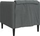 vidaXL Fotel, ciemnoszary, tapicerowany tkaniną 6