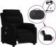 vidaXL Rozkładany fotel masujący, elektryczny, czarny, aksamit 5