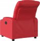vidaXL Rozkładany fotel masujący, elektryczny, czerwony, ekoskóra 4