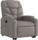 vidaXL Podnoszony fotel masujący, elektryczny, rozkładany, kolor taupe 3