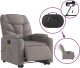 vidaXL Podnoszony fotel masujący, elektryczny, rozkładany, kolor taupe 5